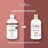 SheaMoisture Virgin Coconut Oil Shampoo Daily Hydration - 13 fl oz: Paraben-Free, Sulfate-Free, Liquid, All Hair Types
