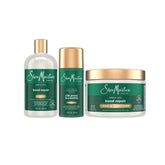 SheaMoisture Silk Press In a Bottle - Prep Cream 3.3 fl oz + 13 fl oz Bond Repair Shampoo + 11 fl oz Bond Repair Leave-In Conditioner