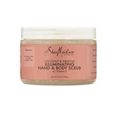 SheaMoisture Coconut & Hibiscus Illuminating Hand and Body Scrub - 12oz: Paraben-Free, Sulfate-Free, Contains Coconut Oil