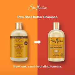 SheaMoisture Raw Shea Butter Deep Moisturizing Shampoo - 13 fl oz: Nourishes Textured & Curly Hair, No Sulfates