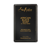 SheaMoisture African Black Soap Original Scent Face and Body Bar Soap - 3.5oz: Moisturizing, Contains Tea Tree Oil