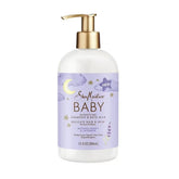 SheaMoisture Baby Manuka Honey & Lavender Pump Nighttime Shampoo & Bath Milk for Delicate Hair & Skin - 13 fl oz