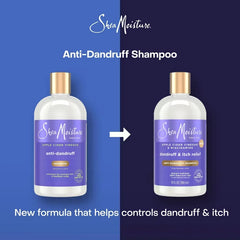 SheaMoisture Apple Cider Vinegar Anti-Dandruff Salicylic Acid Shampoo - 13 fl oz: Paraben-Free, Textured, Scented