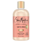 SheaMoisture Coconut and Hibiscus Curl and Shine Shampoo - 13 fl oz: For Curly Hair, Paraben-Free, Sulfate-Free, Liquid
