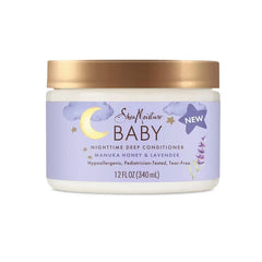 SheaMoisture Baby Manuka Honey & Lavender Nighttime Deep Conditioner - 12 fl oz: Moisturizing, Hypoallergenic, Paraben-Free