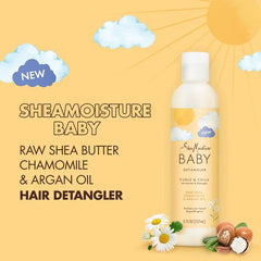 SheaMoisture Baby Raw Shea + Chamomile + Argan Oil Moisturizes & Detangles for Curls & Coils Detangler - 8 fl oz