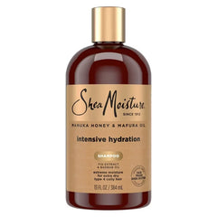 SheaMoisture Manuka Honey & Mafura Hair Oil Intensive Hydration Shampoo - 13 fl oz: Textured & Coarse, Sulfate-Free, Vitamin C, Liquid
