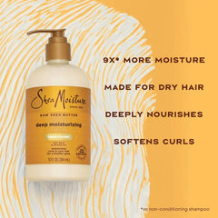 SheaMoisture Raw Shea Butter Deep Moisturizing Conditioner - 13 fl oz: For Dry Hair, Paraben-Free, With Kelp
