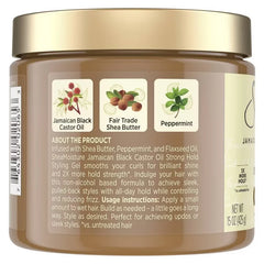 SheaMoisture JBCO Styling Gel - 12pc/15oz: For All Hair Types, Hair Styling
