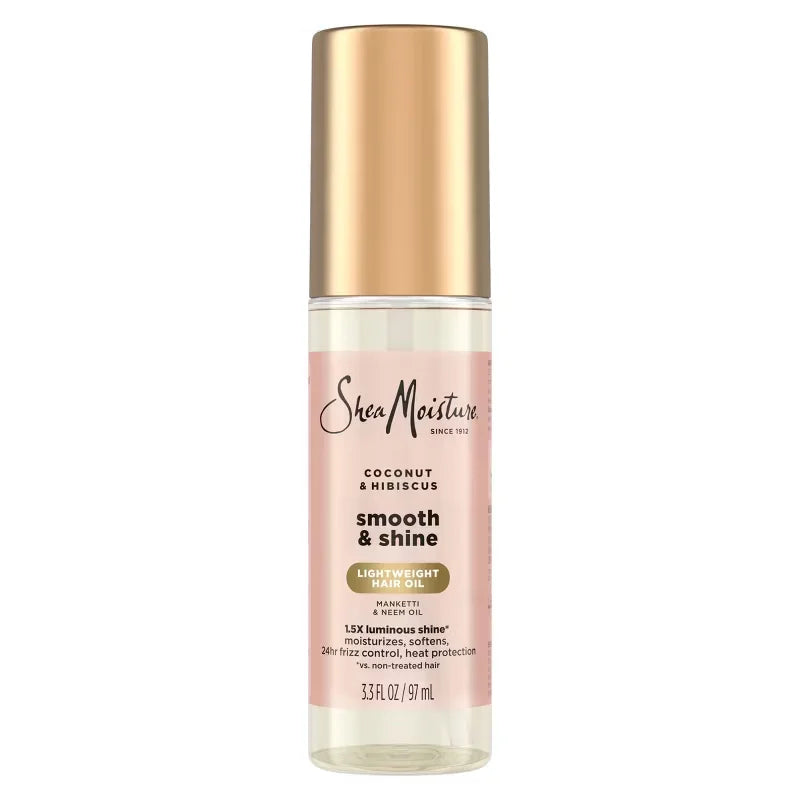 SheaMoisture Coconut and Hibiscus Smooth + Shine Hair Oil - 3.3 fl oz