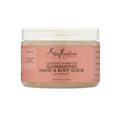 SheaMoisture Coconut & Hibiscus Illuminating Hand and Body Scrub - 12oz: Paraben-Free, Sulfate-Free, Contains Coconut Oil