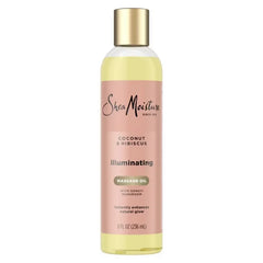 SheaMoisture Coconut and Hibiscus Bath Body and Massage Oil - 8 fl oz: Deep Hydration, Softening, Recommended for Dry Skin