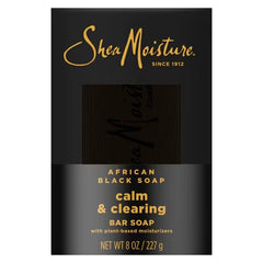 SheaMoisture African Black Bar Soap - 8oz: Moisturizing, Basic Cleansing, For Normal Skin