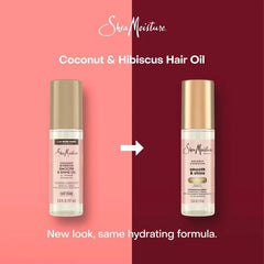SheaMoisture Coconut and Hibiscus Smooth + Shine Hair Oil - 3.3 fl oz
