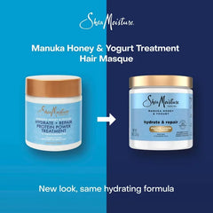 SheaMoisture Manuka Honey & Yogurt Hydrate + Repair Hair Mask - 8oz: Paraben-Free, Sulfate-Free, Textured Hair
