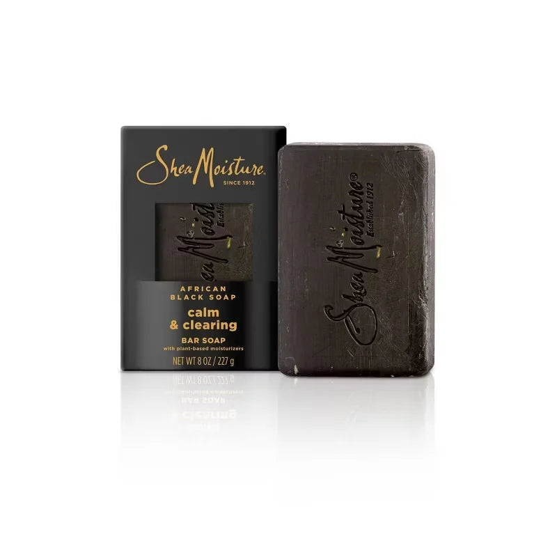 SheaMoisture African Black Bar Soap - 8oz: Moisturizing, Basic Cleansing, For Normal Skin