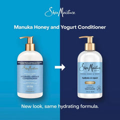 SheaMoisture Manuka Honey & Yogurt Hydrate & Repair Conditioner - 13 fl oz: Textured & All Hair Types, Moisturizing Formula
