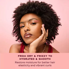 SheaMoisture Coconut and Hibiscus Curl & Shine Conditioner 13 fl oz + Curl Enhancing Smoothie For Thick Curly Hair + 12 oz