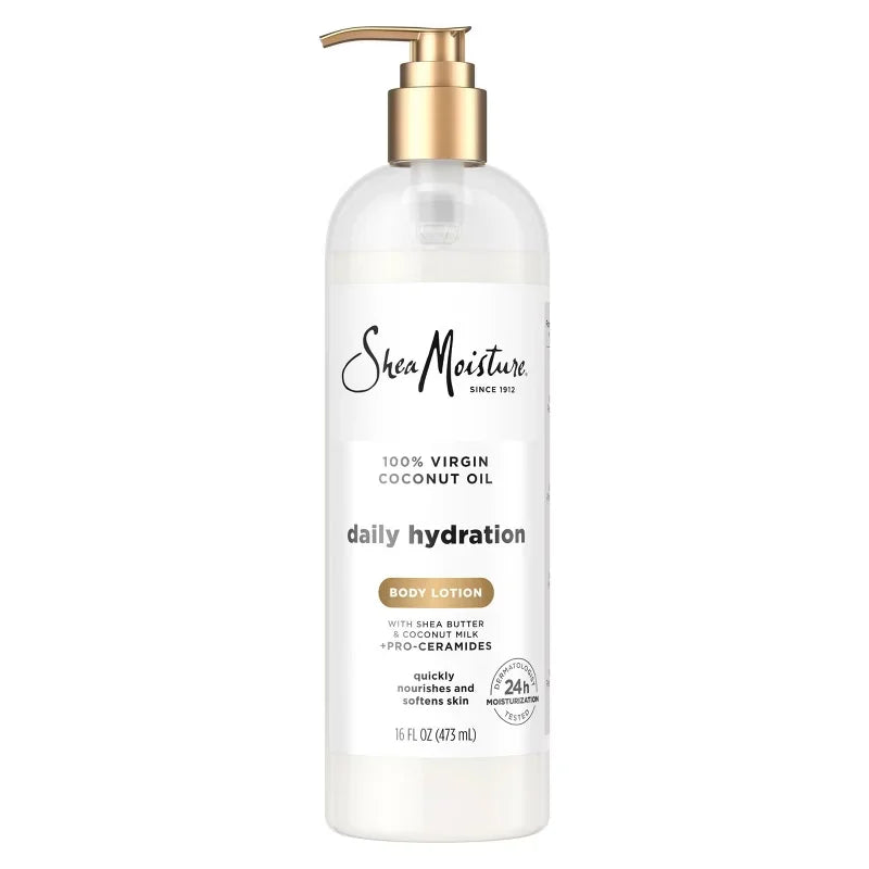 SheaMoisture Virgin Coconut Oil Body Lotion - 16 fl oz: Paraben-Free, For Dry Skin, Moisturizing Squeeze Bottle