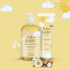 SheaMoisture Shampoo and Wash + Lotion Raw Shea Baby Gift Set - 2pc