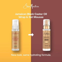 SheaMoisture Manuka Honey & Mafura Oil Hydrating Wrap & Set Hair Mousse - 7.5 fl oz: Paraben-Free, Sulfate-Free, Curl Enhancing