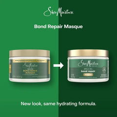 SheaMoisture Bond Repair Hair Masque - 11oz: Moisturizing, Strengthening, For All Hair Types, Coarse Hair