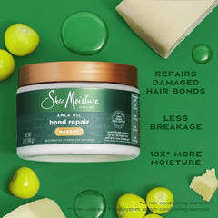 SheaMoisture Bond Repair Hair Masque - 11oz: Moisturizing, Strengthening, For All Hair Types, Coarse Hair