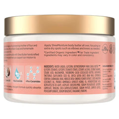 SheaMoisture Coconut Hibiscus Body Butter - 11.5oz: Moisturizing, Softening, Hydrating, Nourishing