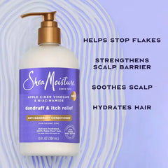 SheaMoisture Apple Cider Vinegar Anti-Dandruff Conditioner - 13 fl oz: Moisturizing, Paraben-Free, Sulfate-Free, With Shea Butter